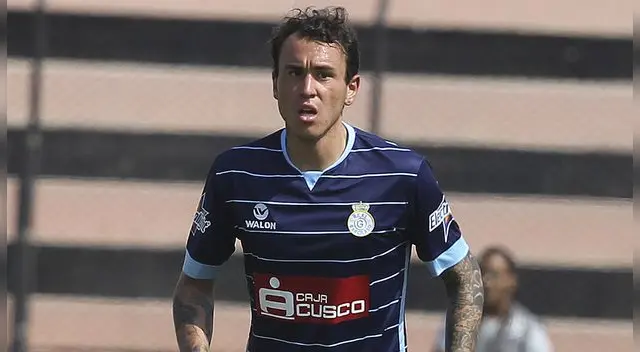 Gustavo Dulanto, durante un partido de Real Garcilaso.