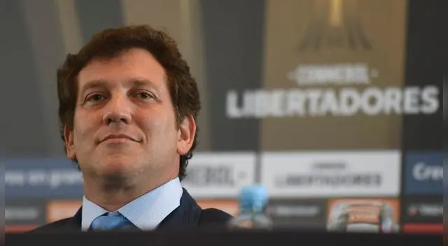 Alejandro Domínguez, presidente de la Conmebol, confirmó la suspensión de la segunda final de la Copa Libertadores Alejandro Domínguez, presidente de la Conmebol, confirmó la suspensión de la segunda final de la Copa Libertadores