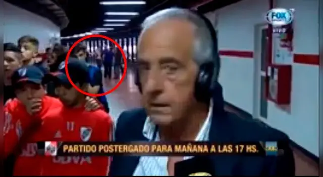 River Plate vs Boca Juniors: Balazo mientras declaraba Rodolfo D'onofrio a Fox Sports en el Estadio Monumental │ VIDEO River Plate vs Boca Juniors: Balazo mientras declaraba Rodolfo D'onofrio a Fox Sports en el Estadio Monumental │ VIDEO