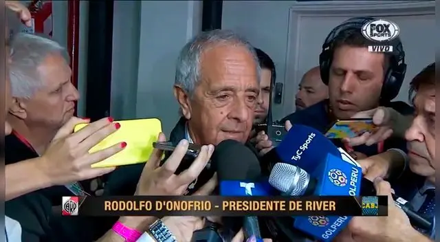 River Plate vs Boca Juniors POSTERGADO: Rodolfo D'onofrio contó detalles de la reunión con Gianni Infantino y Daniel Angelici │ VIDEO River Plate vs Boca Juniors POSTERGADO: Rodolfo D'onofrio contó detalles de la reunión con Gianni Infantino y Daniel Angelici │ VIDEO
