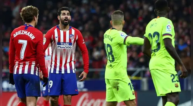 Atlético Madrid: Diego Costa encaró a Antoine Griezmann por defender a Samuel Umtiti | Liga Santander
