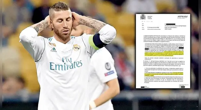 Real Madrid: Sergio Ramos y el documento que lo hunde sobre el tema de dopaje | Football Leaks Real Madrid: Sergio Ramos y el documento que lo hunde sobre el tema de dopaje | Football Leaks