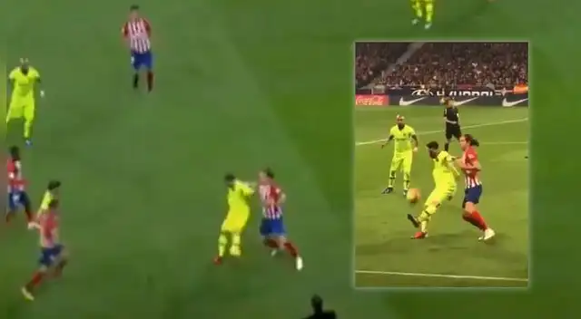 El impresionante regate de Lionel Messi que dejó en ridículo a Filipe Luis El impresionante regate de Lionel Messi que dejó en ridículo a Filipe Luis