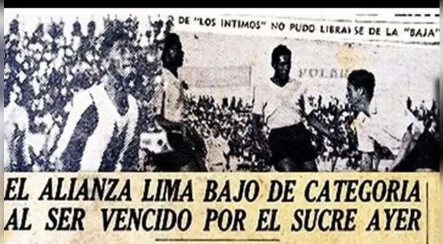 Alianza Lima: cremas recuerdan que hace 80 años blanquiazules perdieron la categoría