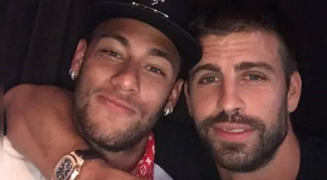 Neymar y Piqué, durante su etapa en el Barcelona.