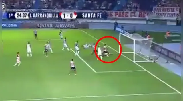 YouTube: Junior vs Santa Fe EN VIVO ONLINE vía Fox Sports ver VIDEO GOL Teófilo Gutiérrez pone el 1-0 para el ‘Tiburón’ por la Copa Sudamericana | VIDEO