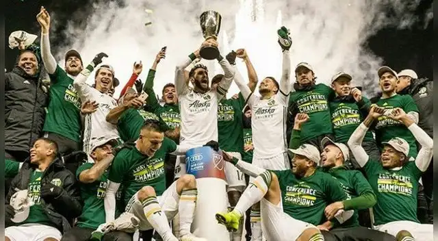 Andy Polo obtuvo el título de la Conferencia Este con Portland Timbers y podría ser campeón de la MLS