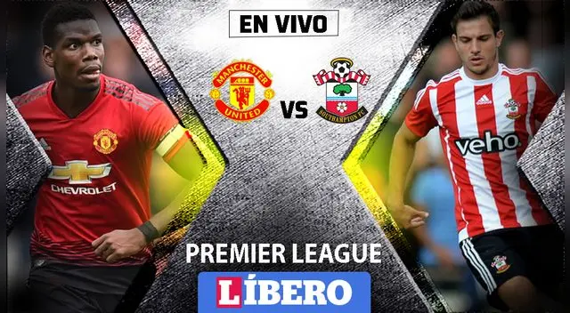 Manchester United vs Southampton  EN VIVO por la fecha 14 de la Premier League