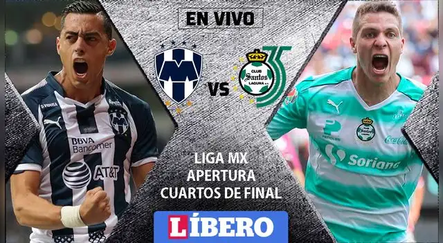 Monterrey vs Santos EN VIVO ONLINE vía Azteca 7 ESPN Univisión por cuartos de final de la Liga MX