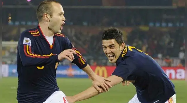 David Villa reveló que Andrés Iniesta influyó en su llegada al fútbol japonés 