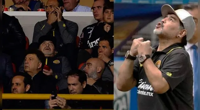 Dorados de Sinaloa │ Diego Armando Maradona: ebrio intentó pelear con hinchas del Atlético San Luis en el Ascenso MX │ VIDEO