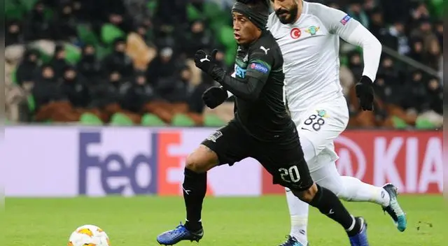 Christian Cueva y la jugada de lujo que dejó en el partido de Krasnodar 