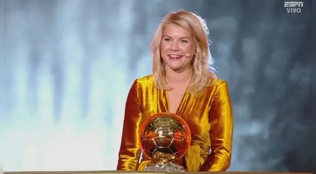 Ada Hegerberg, primer Balón de Oro femenino de la historia Ada Hegerberg, primer Balón de Oro femenino de la historia