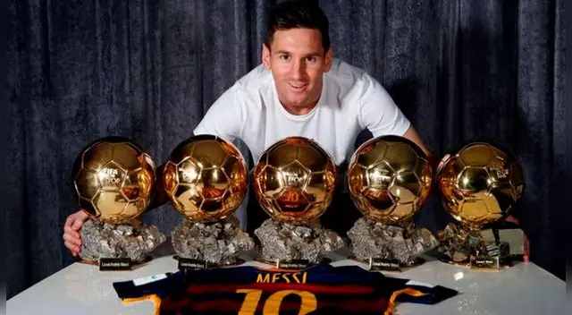 Lionel Messi │ Balón de Oro │ Quinto lugar: Celebró con una foto en familia de sus hijos │ VIDEO