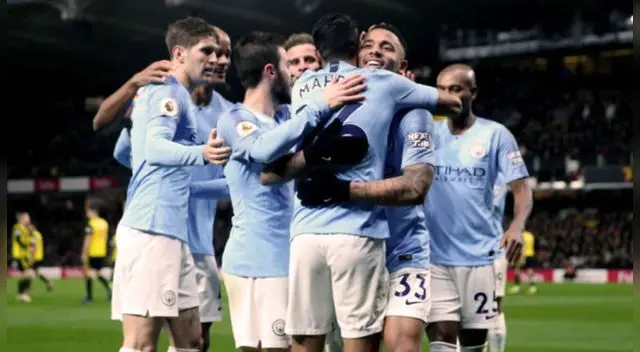 Manchester City venció 2-1 a Watford y sigue siendo líder de la Premier League [RESUMEN Y GOLES]