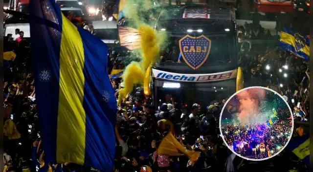 Boca Juniors vs River Plate: la espectacular despedida de los hinchas 'xeneizes' a sus jugadores [VIDEO]