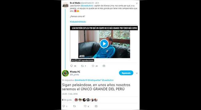 Universitario │ Alianza Lima: Twitter, Molinos El Pirata trolea hinchas con supuesta cuenta │ FOTOS