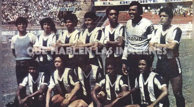 Arriba: Sussoni, Peña, Chamochumbi, Reyes, Gonzales Ganoza y Farfán. Abajo: Tomasini, Escobar, Casanova, Cavero y Bustamante.