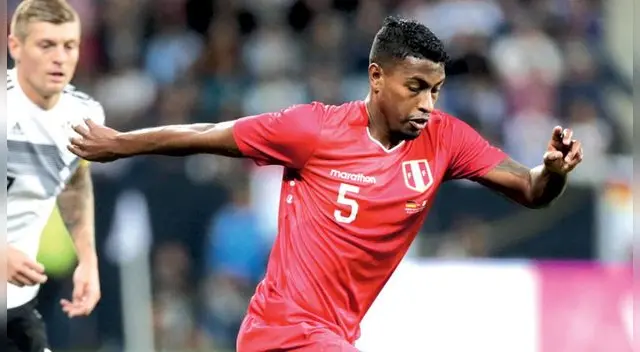 Miguel Araujo, durante el amistoso Alemania vs Perú.