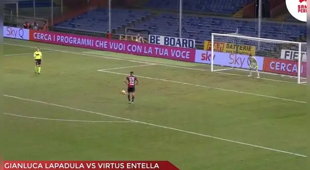 Gianluca Lapadula anotó gol, falló penal decisivo y Genoa fue eliminado de la Copa Italia