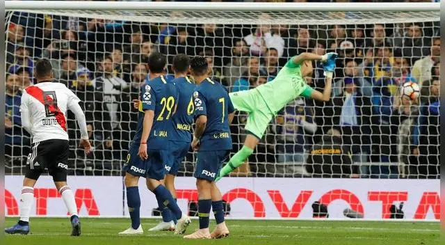 Youtube | GOL River vs Boca EN VIVO: Golazo de Juan Fernando Quintero para el 2-1 de la Final Libertadores 2018 en Santiago Bernabéu de Madrid | VIDEO | YT Youtube | GOL River vs Boca EN VIVO: Golazo de Juan Fernando Quintero para el 2-1 de la Final Libertadores 2018 en Santiago Bernabéu de Madrid | VIDEO | YT