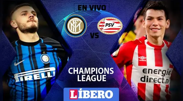 Inter de Milán vs. PSV EN VIVO ONLINE vía FOX Sports Movistar: ver partido por la sexta jornada del Grupo B de la Champions League Inter de Milán vs. PSV EN VIVO ONLINE vía FOX Sports Movistar: ver partido por la sexta jornada del Grupo B de la Champions League