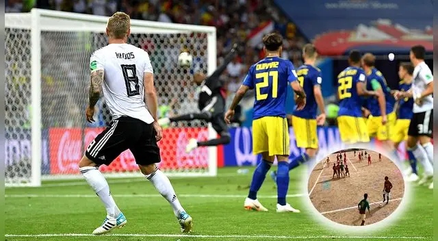 Mundial Rusia 2018: Niños recrean el increíble golazo de Toni Kroos a Suecia en la Copa del Mundo de Rusia Mundial Rusia 2018: Niños recrean el increíble golazo de Toni Kroos a Suecia en la Copa del Mundo de Rusia