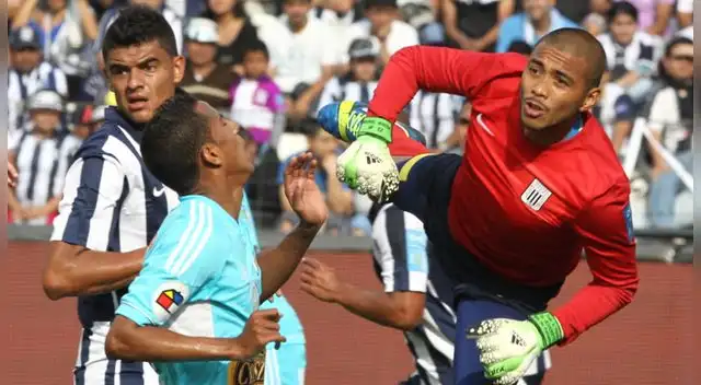 Manuel Heredia, durante un Alianza Lima vs Sporting Cristal en Matute.