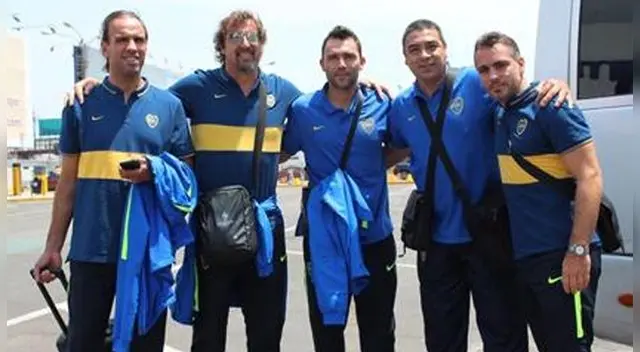 Día del Hincha Crema EN VIVO: Leyendas de Boca Juniors llegaron a Lima para el amistoso de esta noche