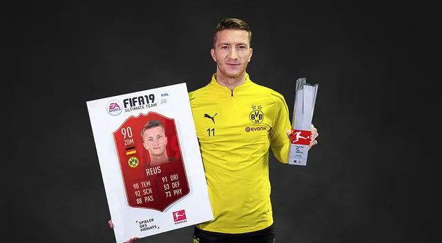 FIFA 19: Marco Reus fue elegido el Mejor Jugador del mes de noviembre en la Bundesliga