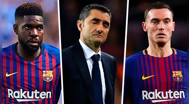 Barcelona: Ernesto Valverde está en la búsqueda de un central ante las bajas de Samuel Umtiti y Thomas Vermaelen Barcelona: Ernesto Valverde está en la búsqueda de un central ante las bajas de Samuel Umtiti y Thomas Vermaelen
