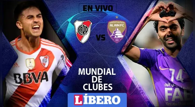 Ver EN VIVO River vs Al Alain ONLINE vía FOX Sports: hora, fechas y canales TV ver semifinal del Mundial del Clubes | Guía TV Ver EN VIVO River vs Al Alain ONLINE vía FOX Sports: hora, fechas y canales TV ver semifinal del Mundial del Clubes | Guía TV