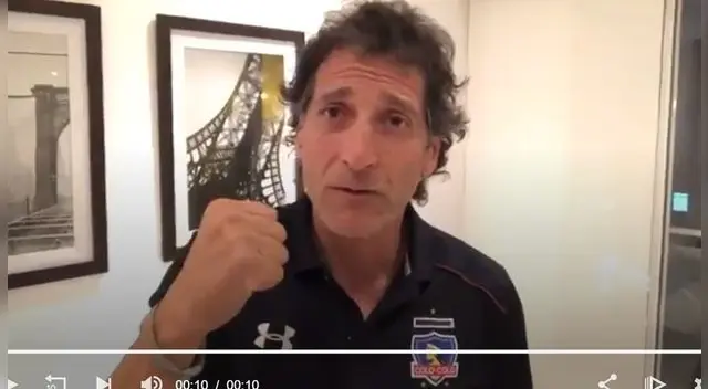 Mario Salas se olvida rápido de Sporting Cristal: "Vamos Colo Colo" | Video.