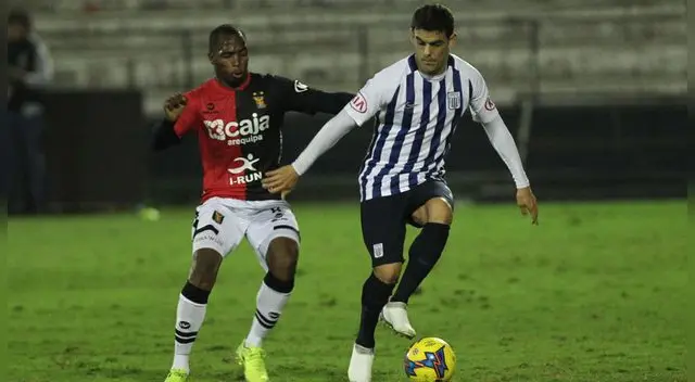 Luis Aguiar, durante un partido entre Melgar y Alianza Lima. Luis Aguiar, durante un partido entre Melgar y Alianza Lima.