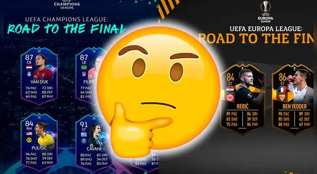 FIFA 19: Road To The Final: Edinson Cavani, Douglas Costa, James Rodríguez y Wissam Ben Yedder disponibles en sobres [FOTOS]