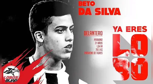Beto Da Silva: Lobos BUAP le dio la bienvenida al jugador Beto Da Silva: Lobos BUAP le dio la bienvenida al jugador