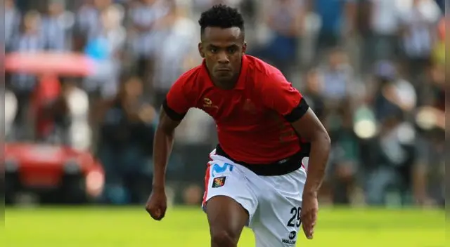 Nilson Loyola, durante un partido de Melgar. Nilson Loyola, durante un partido de Melgar.