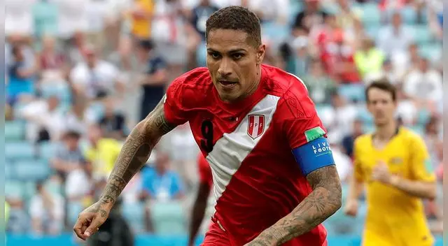 Paolo Guerrero, con la Selección Peruana durante el Mundial Rusia 2018.