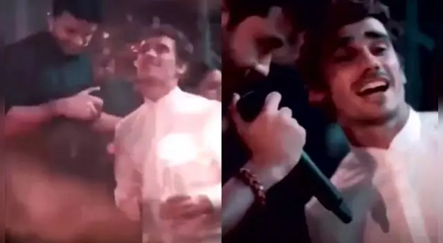 Griezmann: Jugador mostró su lado artístico cantando cumbia