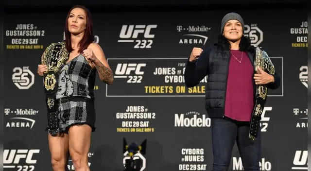 UFC 232 | VER Amanda Nunes vs Cris Cyborg EN VIVO ONLINE pelea de campeonas vía FOX ACTION | Directo desde The Forum de California