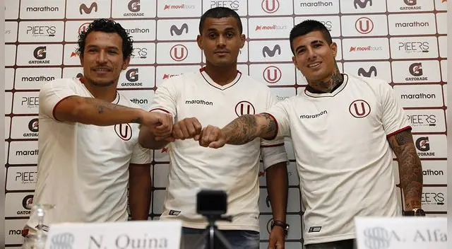 Universitario de Deportes: Garry Correa, Nelinho Quina y Armando Alfageme fueron presentados como refuerzos
