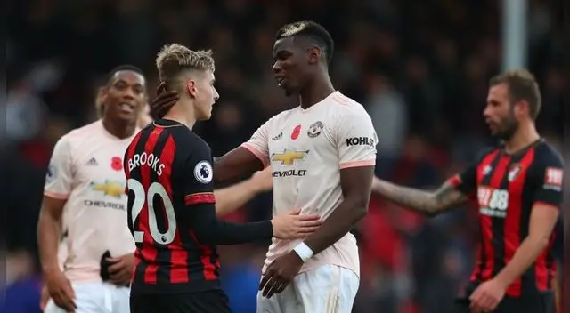 Manchester United vs Bournemouth EN VIVO EN DIRECTO ONLINE vía DirecTV Sports+, con Paul Pogba por la Premier League.