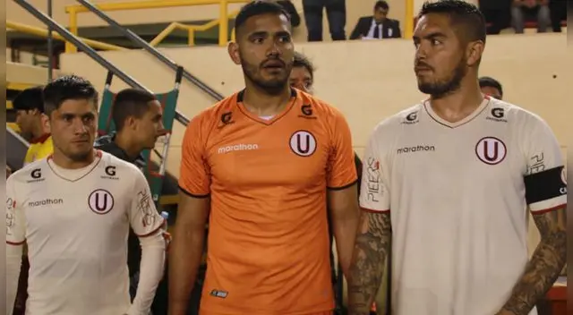 Universitario de Deportes, Juan Manuel Vargas, Raúl Fernández, Arquímedes Figuera y Diego Manicero Universitario de Deportes, Juan Manuel Vargas, Raúl Fernández, Arquímedes Figuera y Diego Manicero