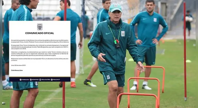 Alianza Lima rechaza las ofensas contra Modesto Turren a través de un comunicado en las redes sociales | FOTO | TWITTER