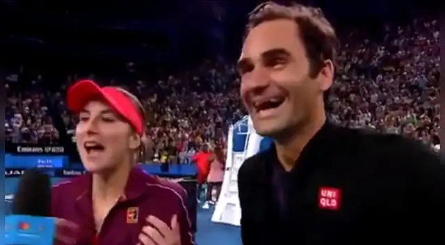 YouTube | El incómodo comentario de Belinda Bencic que sonrojo a Roger Federer y generó las risas de todo el estadio | VIDEO | yt | viral