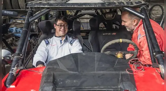 Conoce el inspirador relato de Barrón, quien participará en la categoría SXS del Dakar 2019. 