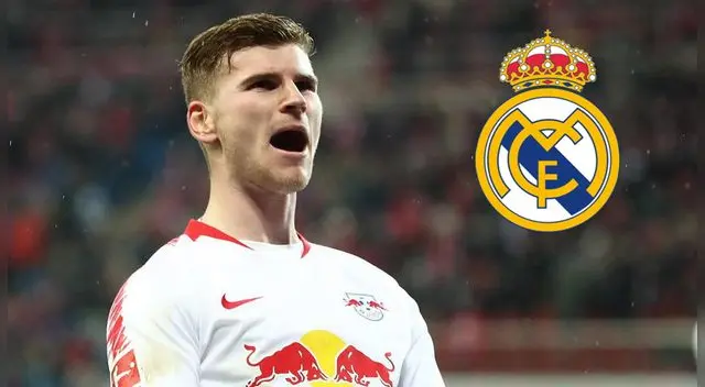 Timo Werner, de 22 años, podría llegar al Real Madrid. 
