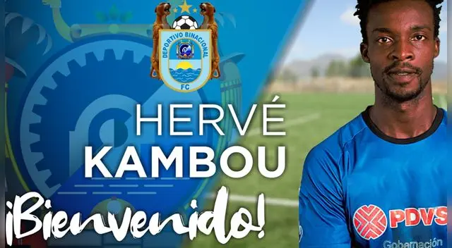 Binacional hizo oficial la llegada de Hervé Kambou Binacional hizo oficial la llegada de Hervé Kambou