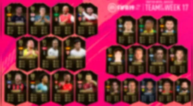 EA Sports: Predicción del Equipo de la Semana: TOTW 17 en el FIFA 19