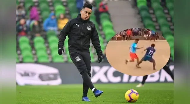 Christian Cueva │ Selección Peruana: Jugador de Krasnodar juega partido amistoso 'pichanga' en Trujillo en loza deportiva │ VIDEO